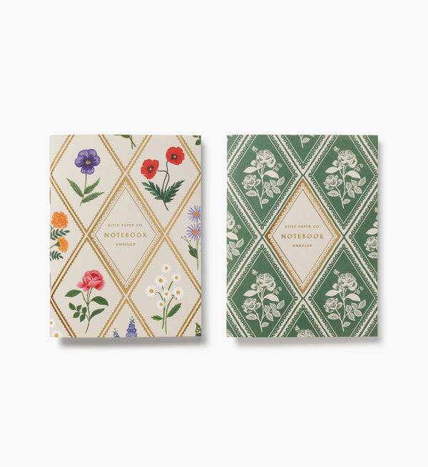 Duo de petits carnets 'Garden study’ | RIFLE PAPER CO