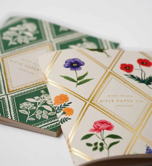 Duo de petits carnets 'Garden study’ | RIFLE PAPER CO