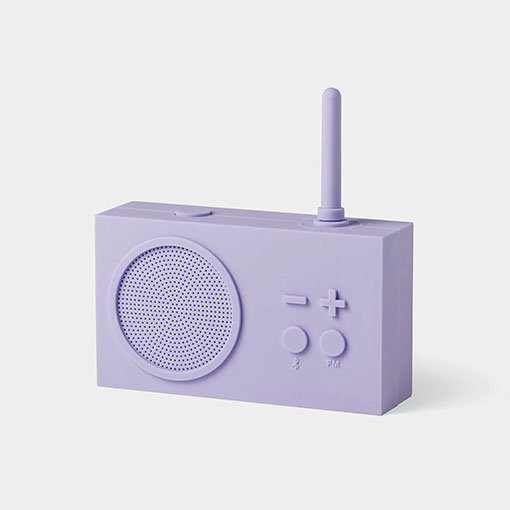 Radio - Enceinte Bluetooth Tykho 3 Lilas | LEXON