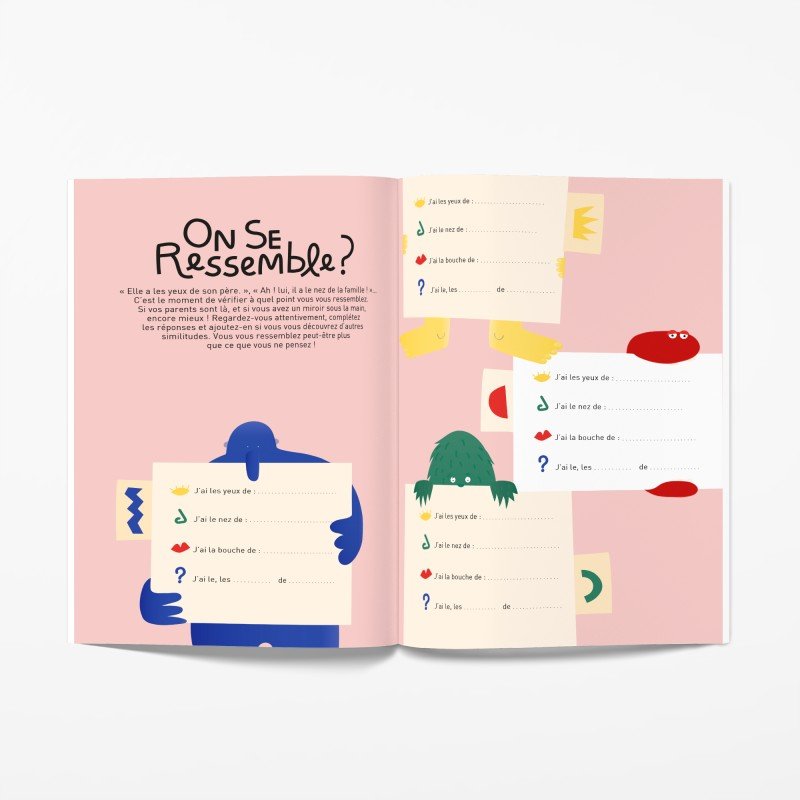 Livre à remplir 'Entre frères et soeurs' | MINUS ÉDITIONS