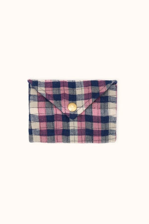 Petite enveloppe 'Ravi' Khadi Rose | APACHES COLLECTIONS