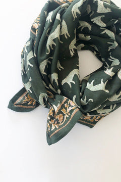 Foulard Latika 'Bengale' Kaki | APACHES COLLECTIONS