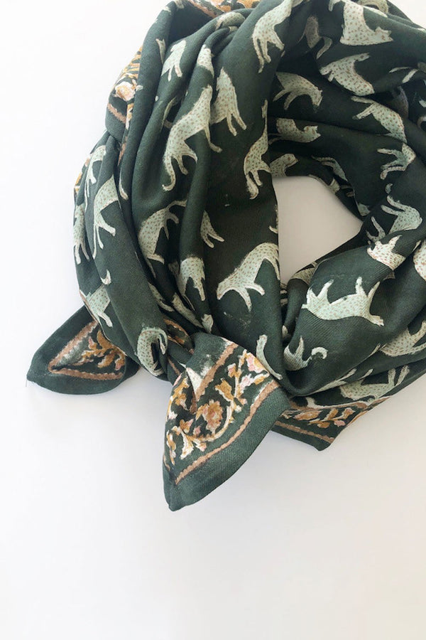 Foulard Latika 'Bengale' Kaki | APACHES COLLECTIONS