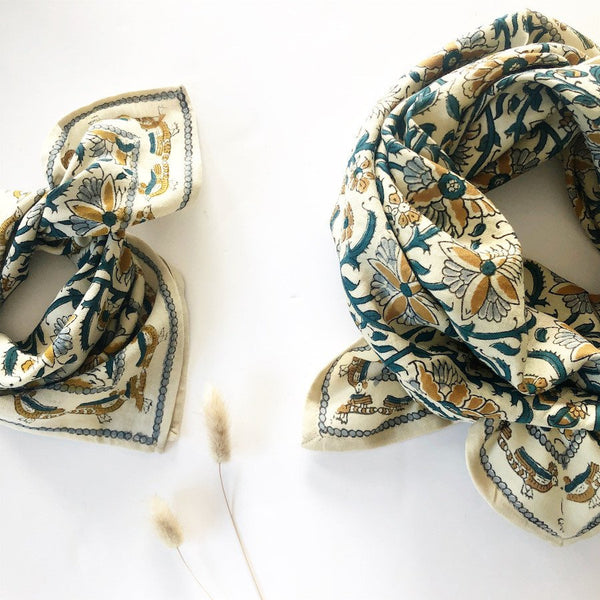 Foulard Latika 'Bird' Sable | APACHES COLLECTIONS