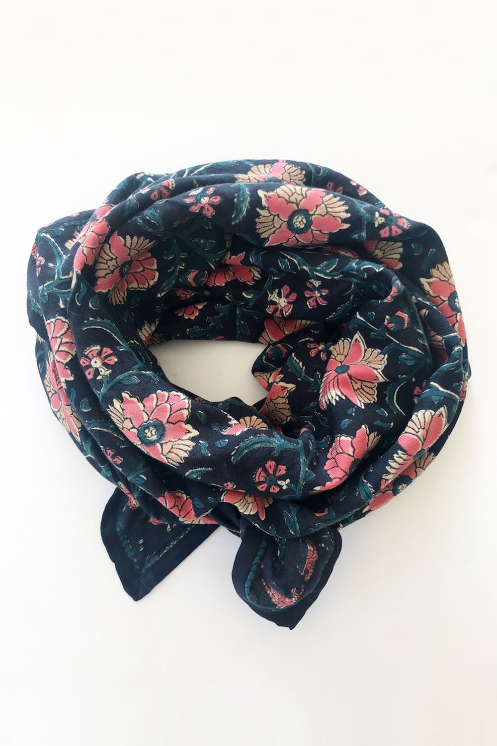 Foulard Latika 'Bird' Céleste | APACHES COLLECTIONS