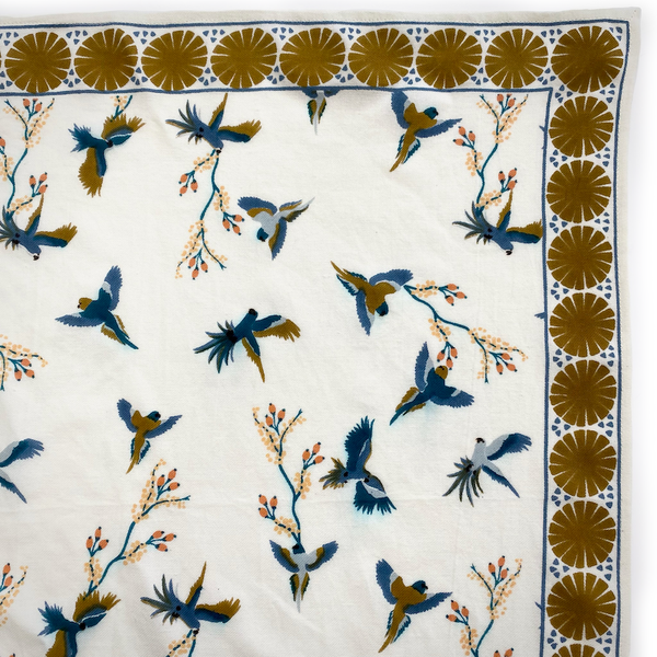 Foulard Latika 'Cerisier' Fleur de vanille | APACHES COLLECTIONS