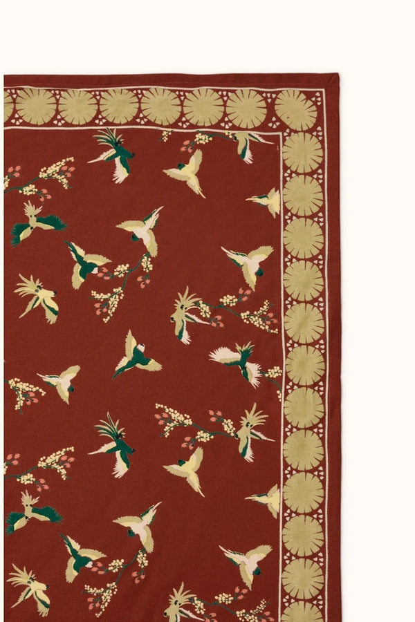 Petit foulard ‘Manika’ Cerisier Sierra | APACHES COLLECTIONS
