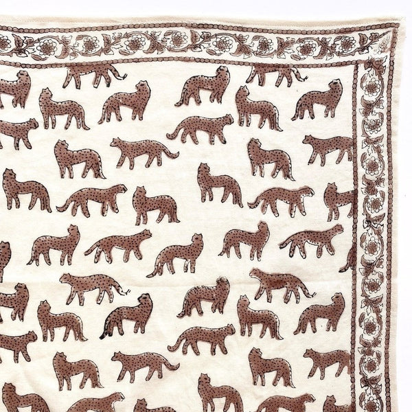 Petit foulard Manika 'Bengale' Latte | APACHES COLLECTIONS