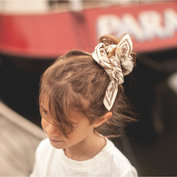 Petit foulard Manika 'Bengale' Latte | APACHES COLLECTIONS