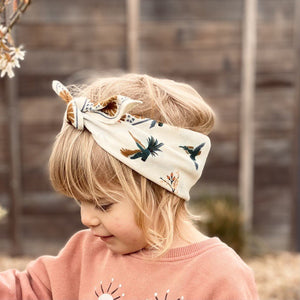 Petit foulard Manika 'Cerisier' Fleur de vanille | APACHES COLLECTIONS