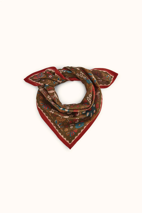 Foulard ‘Falala’ Bolero Fougere | APACHES COLLECTIONS