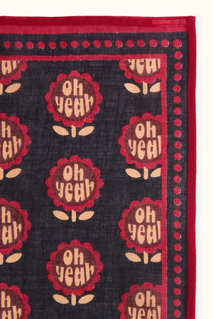Foulard ‘Falala’ Yeah Coal | APACHES COLLECTIONS