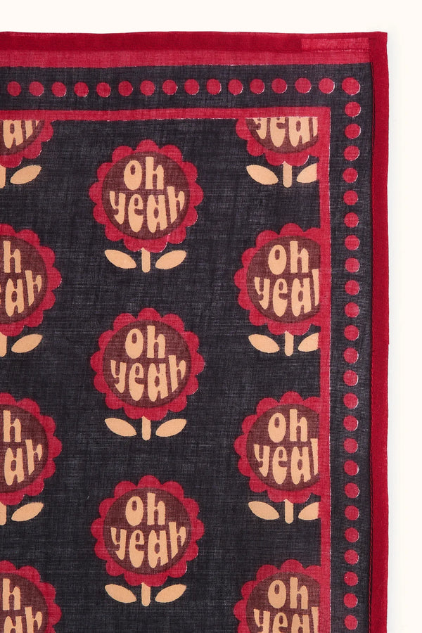 Foulard ‘Falala’ Yeah Coal | APACHES COLLECTIONS