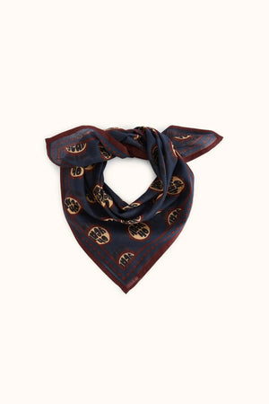 Foulard ‘Falala’ Yeah Indigo | APACHES COLLECTIONS