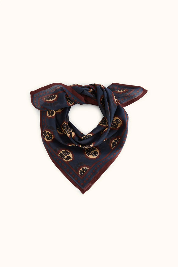 Foulard ‘Falala’ Yeah Indigo | APACHES COLLECTIONS