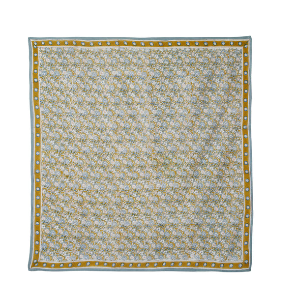 Foulard indien 'Absynthe' Vert de gris | BONHEUR DU JOUR