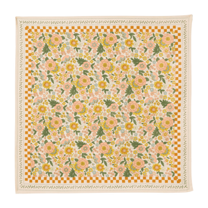 Foulard indien 'Amaia' Rose corail | BONHEUR DU JOUR