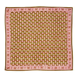 Foulard indien 'Isha' Absynthe | BONHEUR DU JOUR