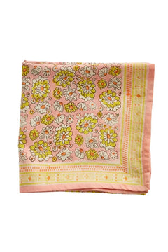 Foulard indien 'London' Yellow | BONHEUR DU JOUR