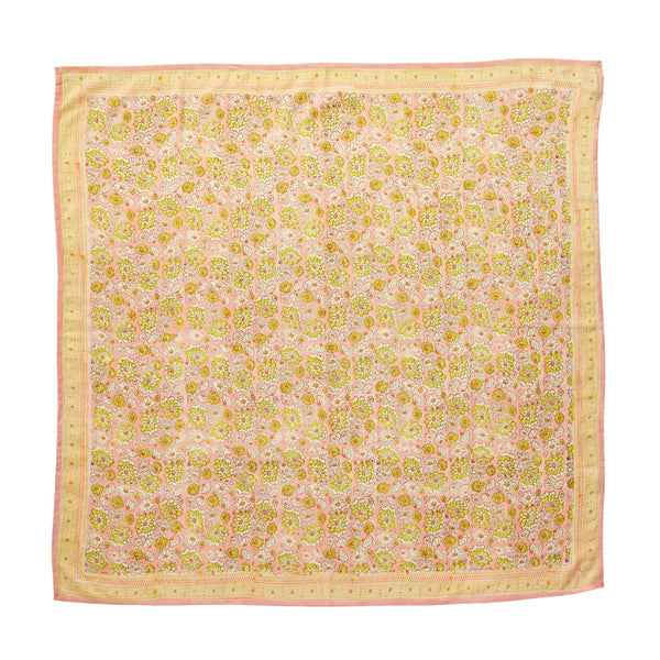 Foulard indien 'London' Yellow | BONHEUR DU JOUR