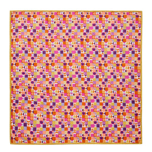 Foulard indien 'Patchy' Miel | BONHEUR DU JOUR