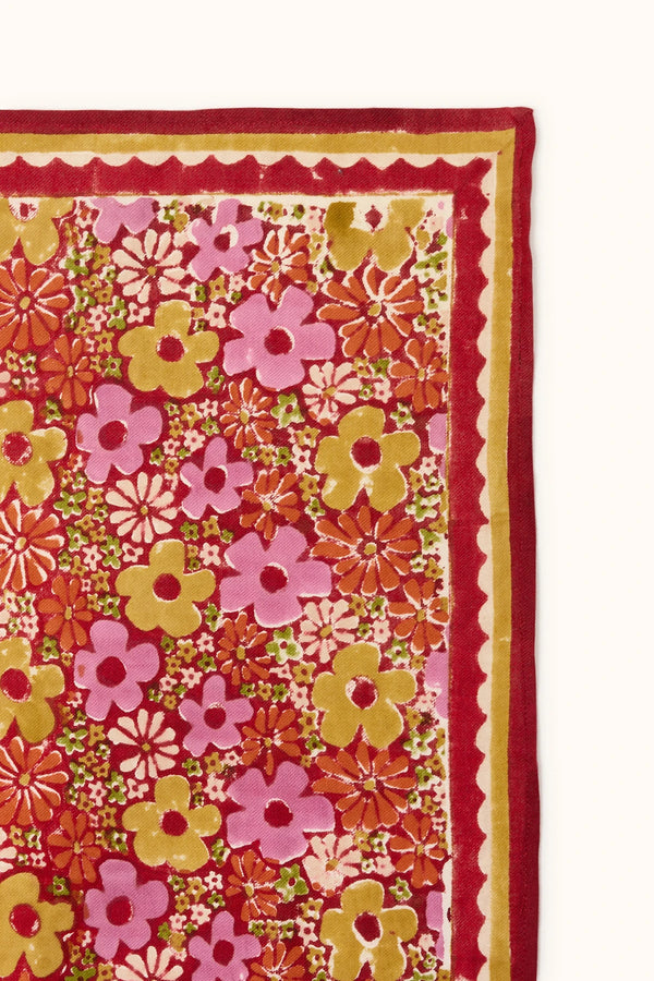 Petit foulard 'Manika' Janie Dahlia | APACHES COLLECTIONS