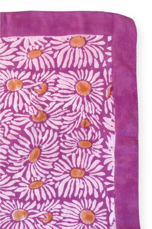 Foulard Lalavida 'Marguerite' Fuchsia | APACHES COLLECTIONS