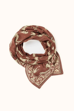Foulard ‘Latika’ Bengale Chocolat | APACHES COLLECTIONS