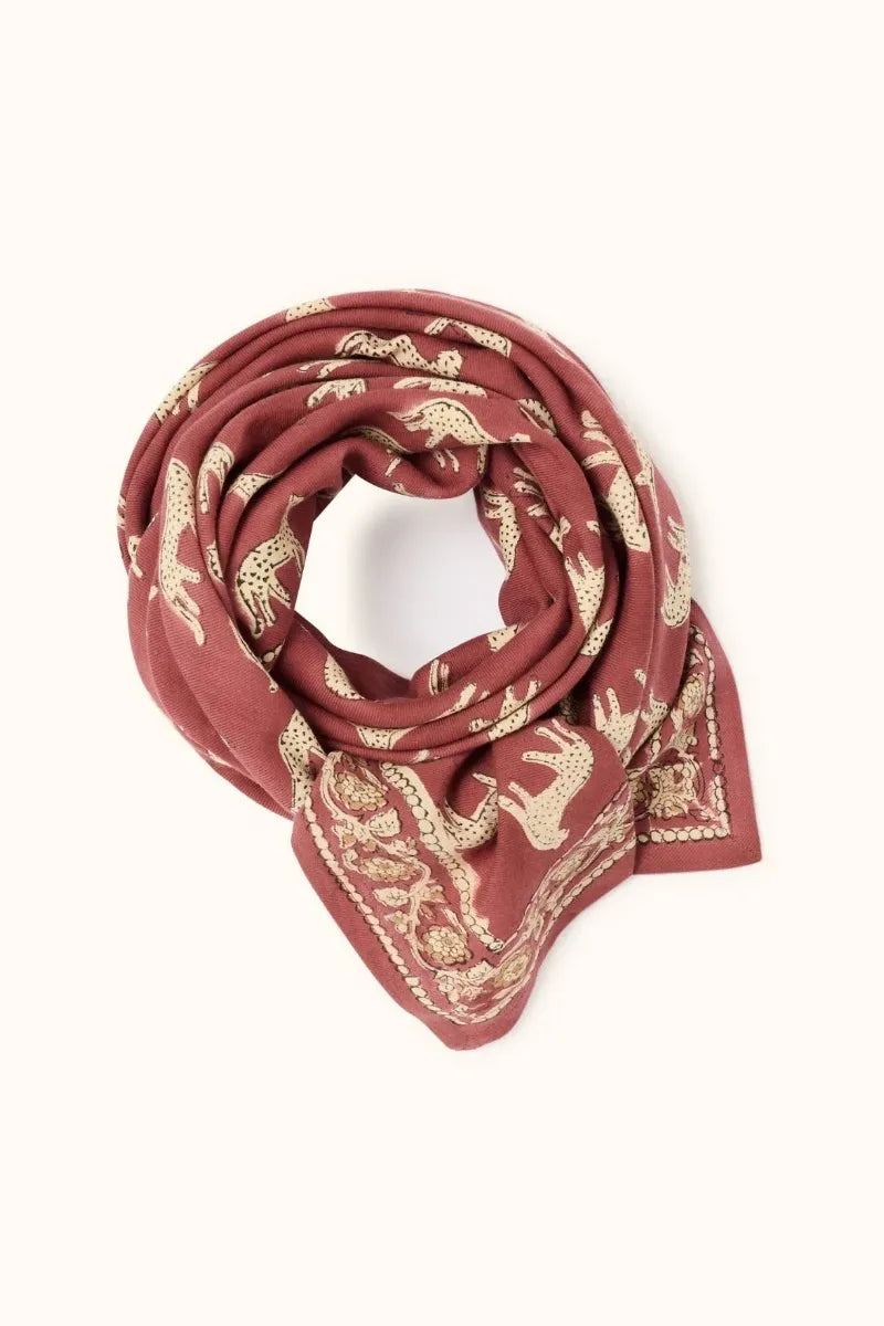Foulard ‘Latika’ Bengale Dahlia | APACHES COLLECTIONS