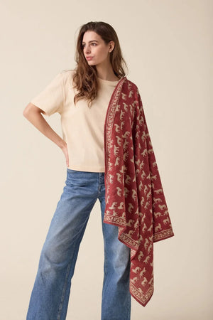 Foulard ‘Latika’ Bengale Dahlia | APACHES COLLECTIONS