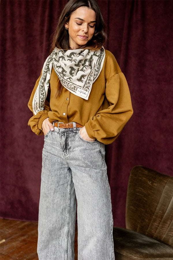 Foulard Latika 'Bengale' Eucalyptus | APACHES COLLECTIONS