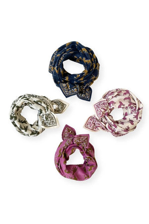 Foulard Latika 'Bengale' Fuchsia | APACHES COLLECTIONS