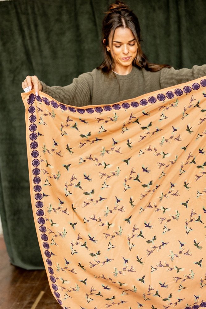 Foulard Latika 'Cerisier' Blush | APACHES COLLECTIONS