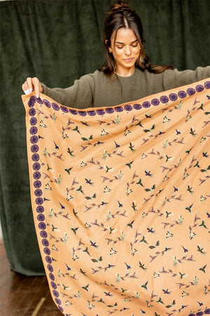 Foulard Latika 'Cerisier' Blush | APACHES COLLECTIONS