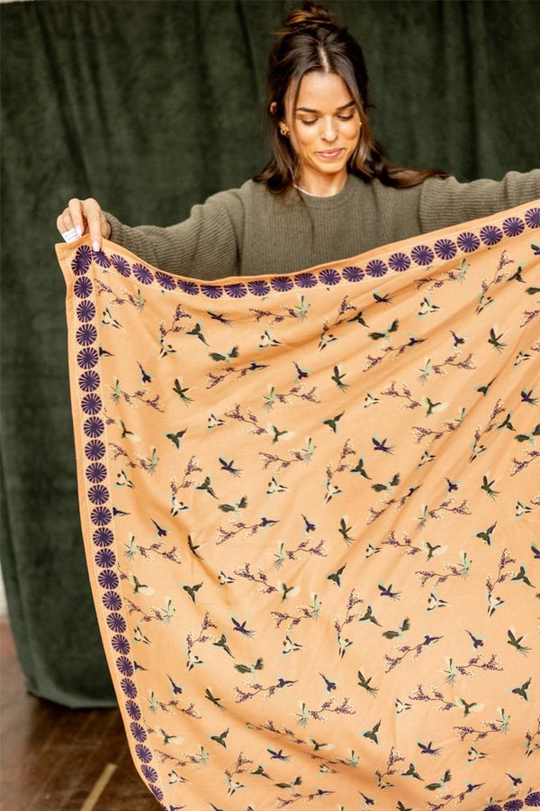 Foulard Latika 'Cerisier' Blush | APACHES COLLECTIONS