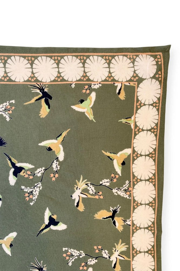 Petit foulard Manika 'Cerisier' Eucalyptus | APACHES COLLECTIONS