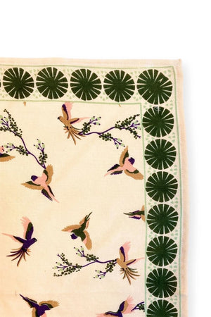 Foulard Latika 'Cerisier' Kaki | APACHES COLLECTIONS