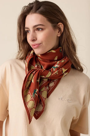 Foulard ‘Latika’ Cerisier Sierra | APACHES COLLECTIONS