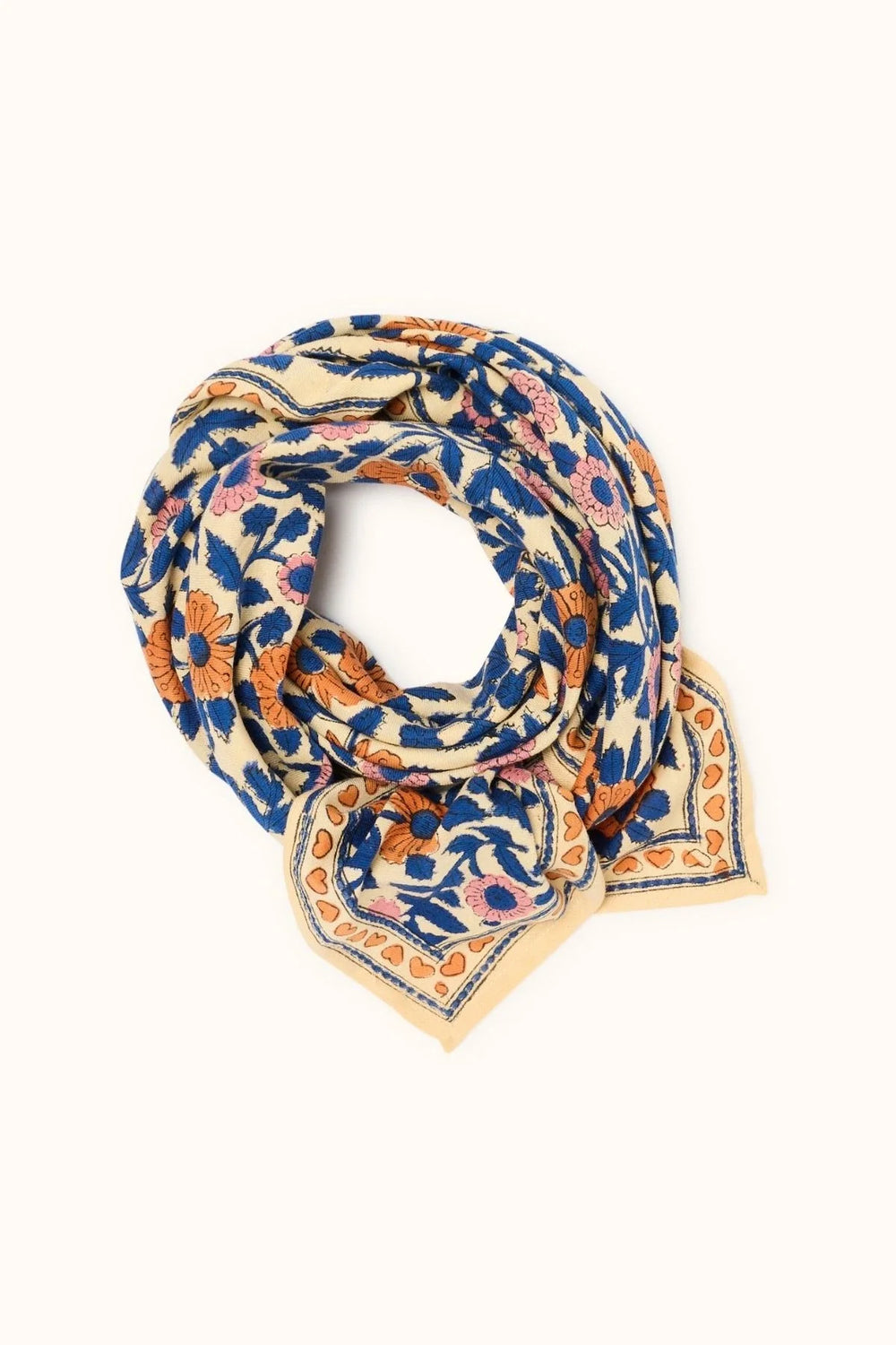 Foulard ‘Latika’ Coeur Bleu royal | APACHES