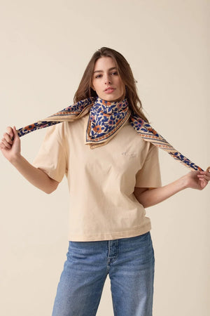 Foulard ‘Latika’ Coeur Bleu royal | APACHES