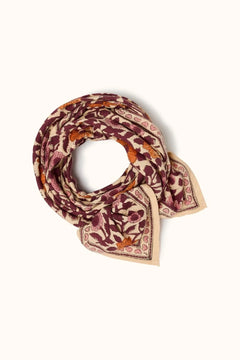 Foulard ‘Latika’ Coeur Flamingo | APACHES