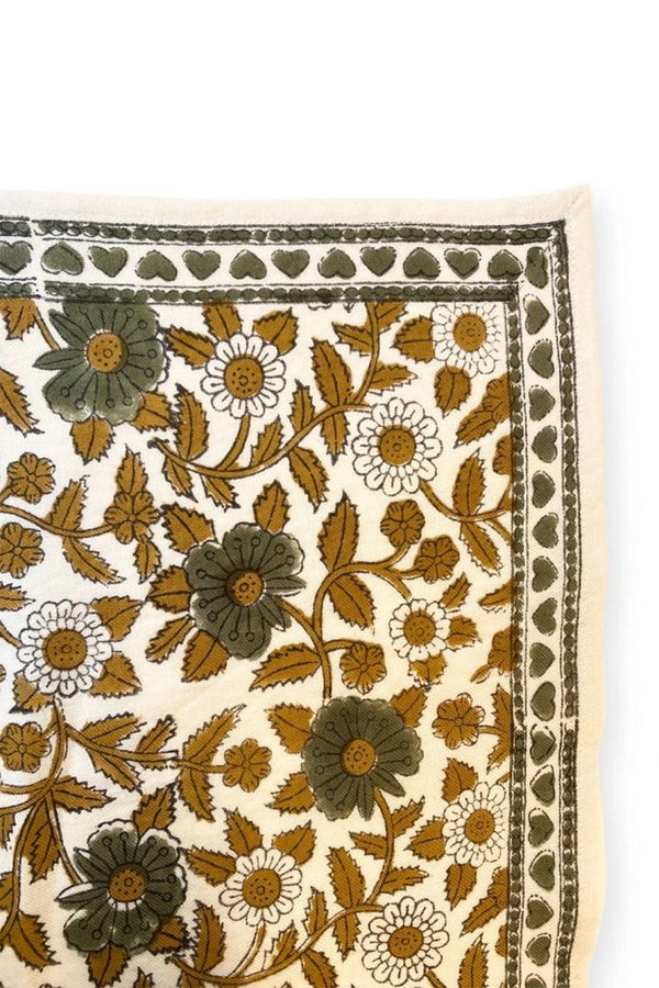 Petit foulard Manika 'Coeur' Macadamia | APACHES COLLECTIONS