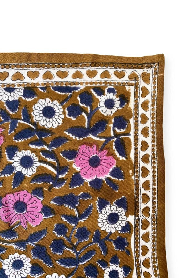 Foulard Latika 'Coeur' Tapenade | APACHES COLLECTIONS