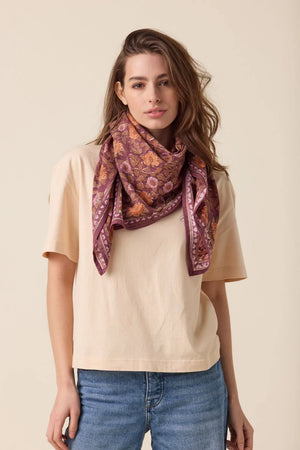 Foulard ‘Latika’ Coeur Truffe | APACHES COLLECTIONS