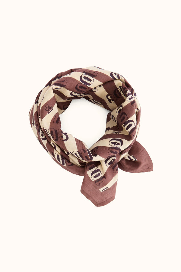 Foulard ‘Latika’ Dictée Taffeta | APACHES COLLECTIONS