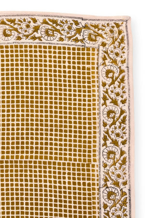 Foulard Latika 'Mosaïc' Tobacco | APACHES COLLECTIONS