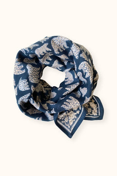 Foulard Latika 'Ours' Orage | APACHES COLLECTIONS