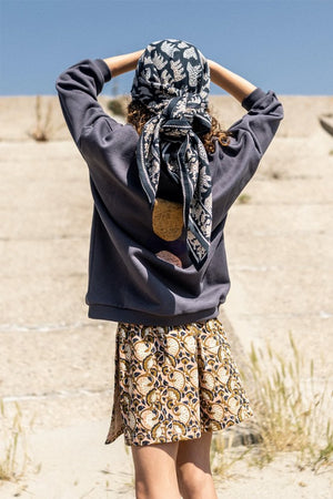 Foulard Latika 'Ours' Orage | APACHES COLLECTIONS
