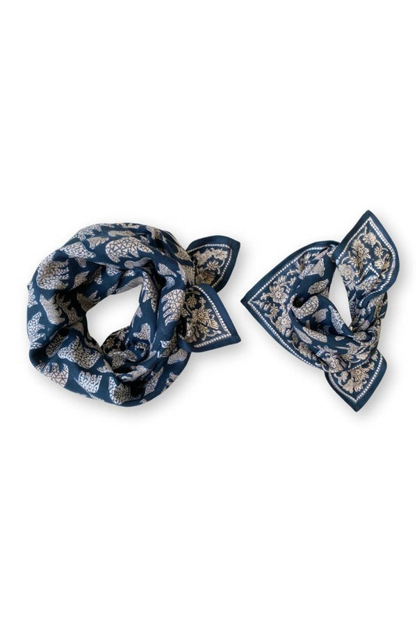 Foulard Latika 'Ours' Orage | APACHES COLLECTIONS