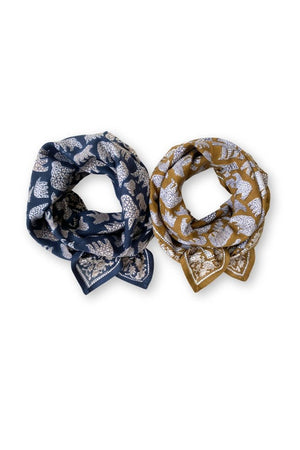 Foulard Latika 'Ours' Orage | APACHES COLLECTIONS